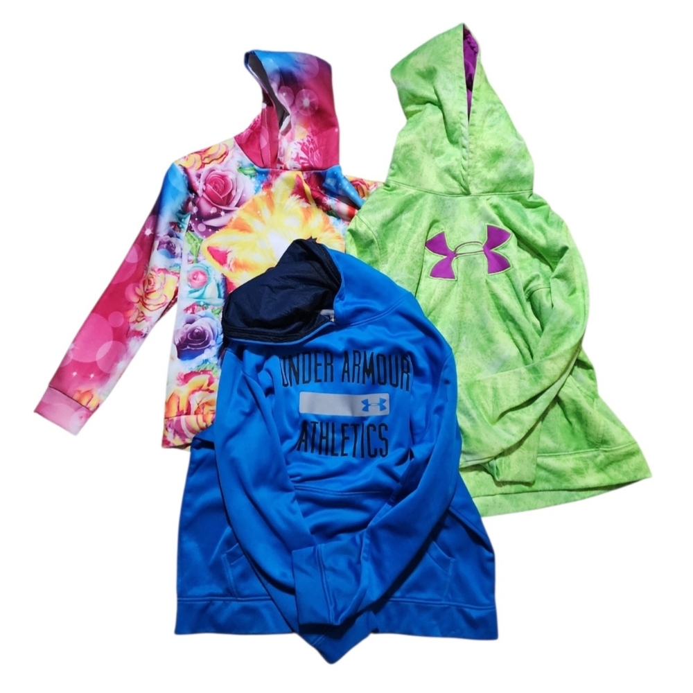 Under Armour & Graphic Hoodie Kids Bundle - Size X-Large